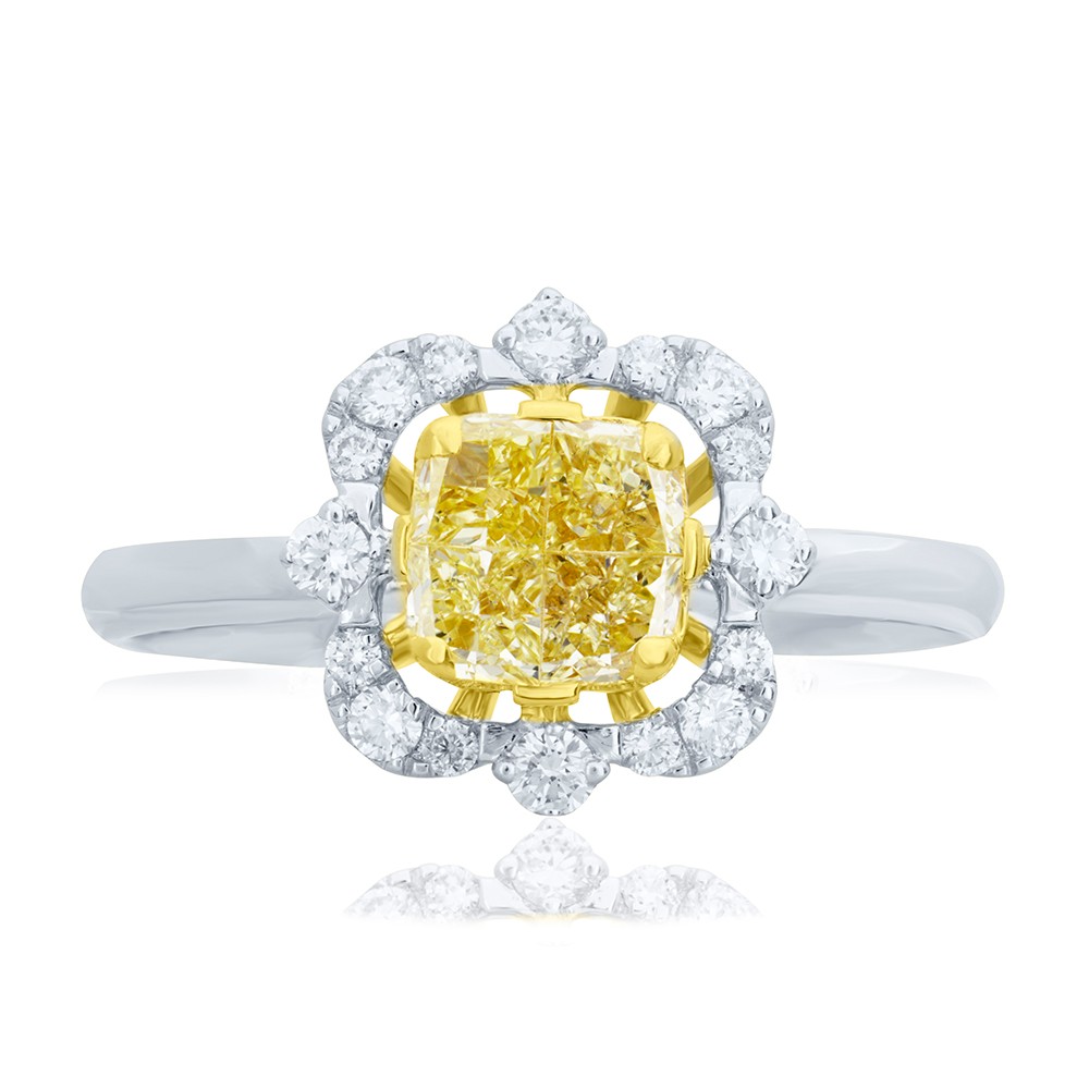 25-Ct Fancy Vivid Yellow diamond ring graces Heritage Fine Jewelry Auction,  Oct. 4-5